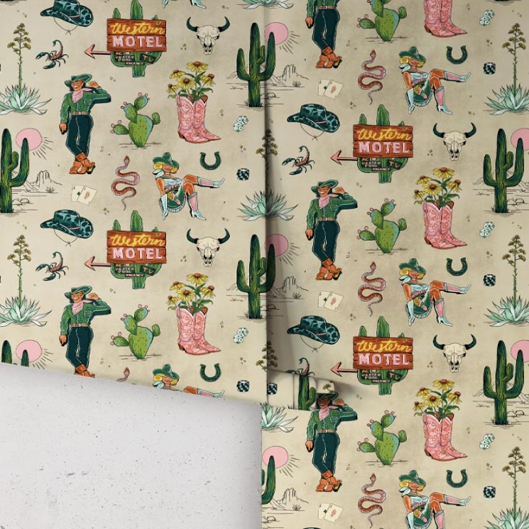 Milton & King Studio • Trail Tales Wallpaper • Gallery Image • Roll