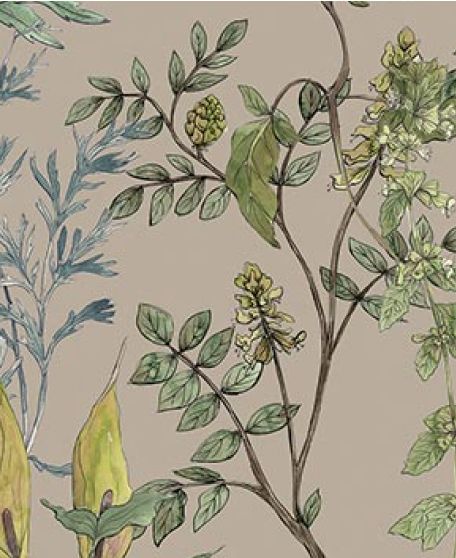 Wallpaper Republic - Floral Emporium Collection - Lookbook - Wallpaper Image - Woodland Floral - Linen