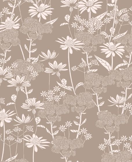 London Street Wallpaper - by Wallpaper Republic - In The Bloom Collection - Lookbook - Swatch - Colorway: Earth