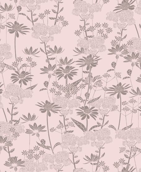London Street Wallpaper - by Wallpaper Republic - In The Bloom Collection - Lookbook - Swatch - Colorway: Muted Pink