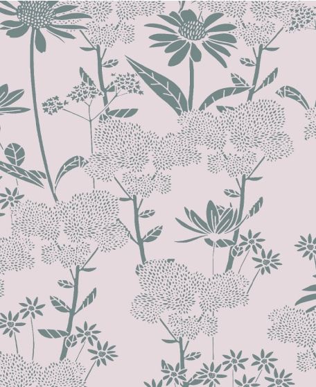 London Street Wallpaper - by Wallpaper Republic - In The Bloom Collection - Lookbook - Swatch - Colorway: Moss