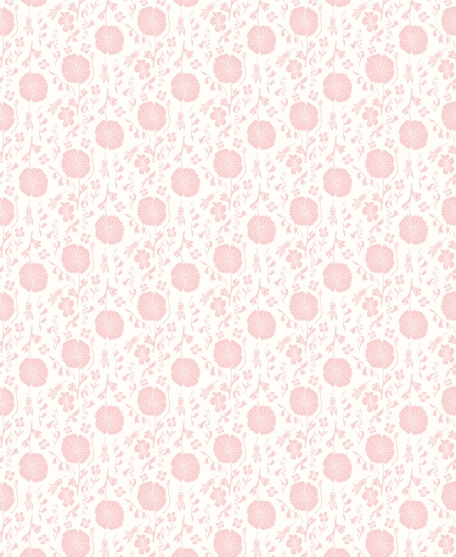 Meadow Dreams - by Wallpaper Republic - In The Bloom Collection - Lookbook - Swatch - Colorway: Pink