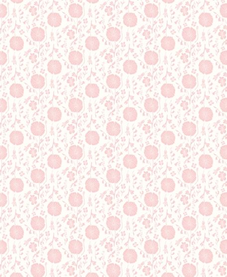 Meadow Dreams - by Wallpaper Republic - In The Bloom Collection - Lookbook - Swatch - Colorway: Pink
