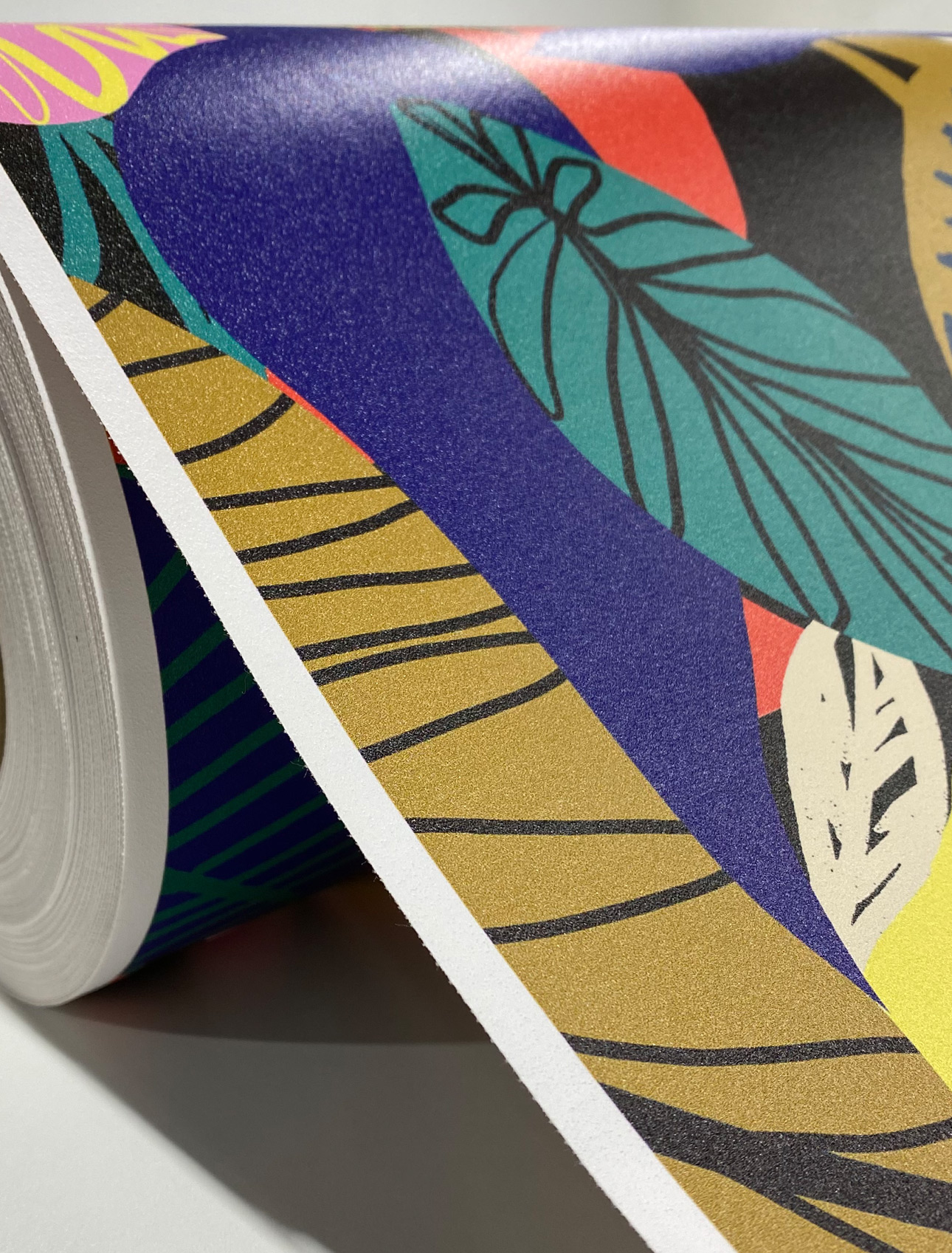 Overgrown Wallpaper by Kitty McCall • Vinyl Wallpaper • Types of Wallpaper Options