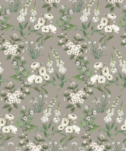 Wallpaper Republic - Floral Emporium Collection - Garden Delight - Linen - Swatch