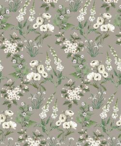 Wallpaper Republic - Floral Emporium Collection - Garden Delight - Linen - Swatch