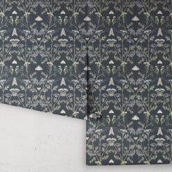 Wallpaper Republic - Floral Emporium Collection - Queen Anne’s Lace - Charcoal - Roll