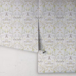 Wallpaper Republic - Floral Emporium Collection - Queen Anne’s Lace - Dusty Blue - Roll