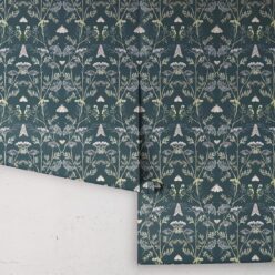 Wallpaper Republic - Floral Emporium Collection - Queen Anne’s Lace - Emerald - Roll