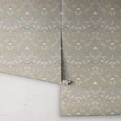 Wallpaper Republic - Floral Emporium Collection - Queen Anne’s Lace - Sage Grey - Roll