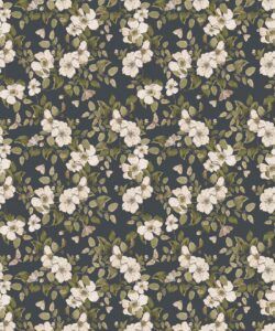 Wallpaper Republic - Floral Emporium Collection - Sweet Brair - Charcoal - Swatch