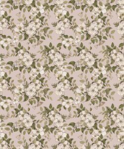 Wallpaper Republic - Floral Emporium Collection - Sweet Brair - Dusty Pink - Swatch
