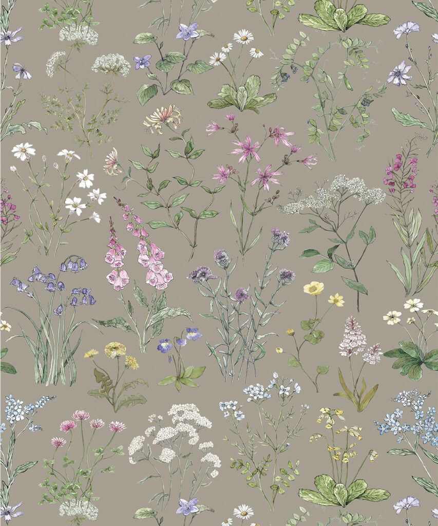 Wild Meadow Wallpaper • Floral Wallpaper • Milton & King USA