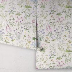 Wallpaper Republic - Floral Emporium Collection - Wild Meadow - Stone - Roll