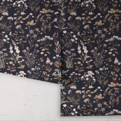 Wallpaper Republic - Floral Emporium Collection - Meadows Antique - Navy - Roll