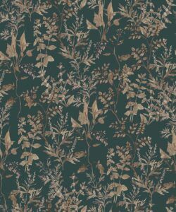 Wallpaper Republic - Floral Emporium Collection - Antique Botanica - Green - Swatch