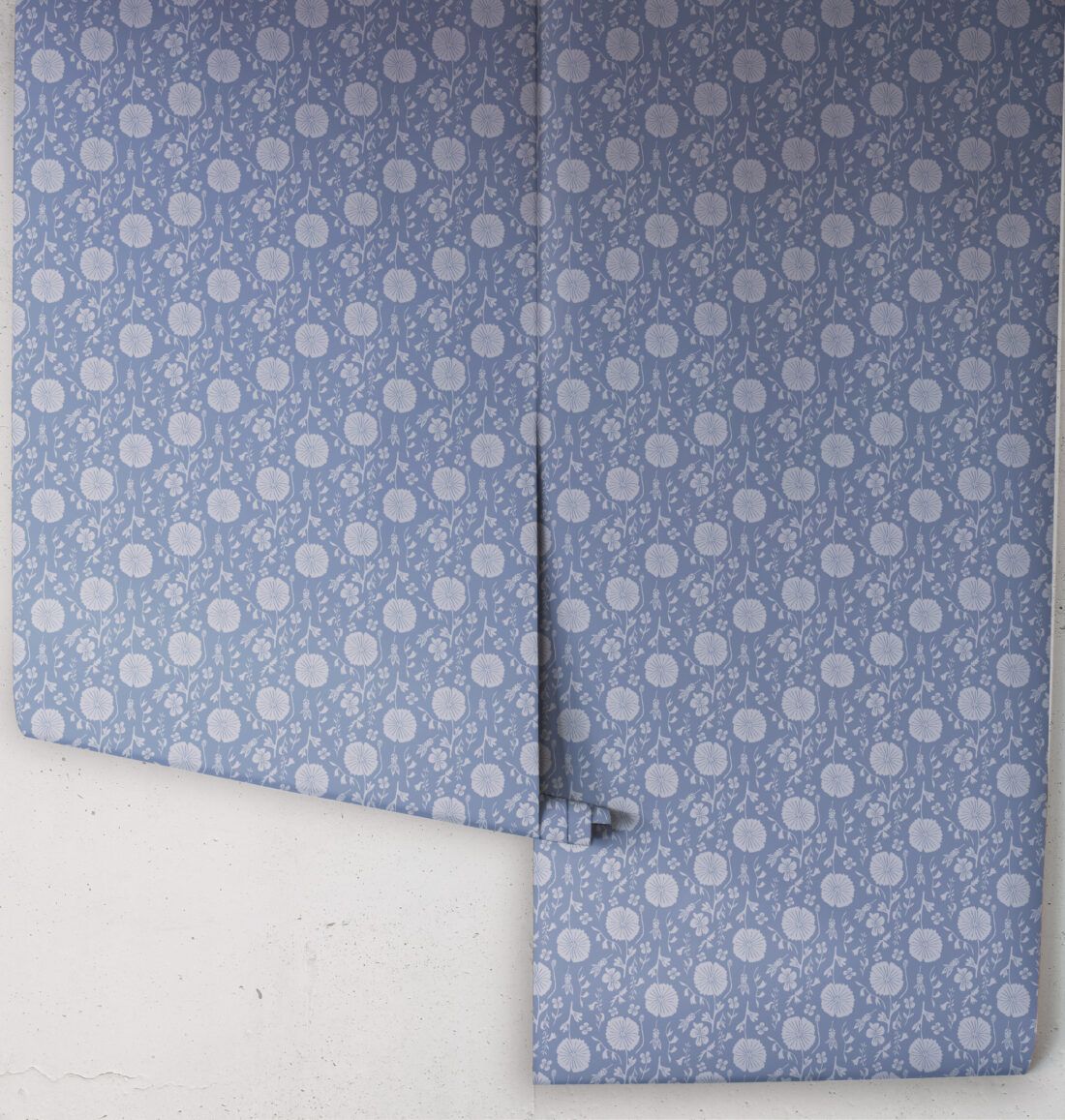 Meadow Dreams Wallpaper - Wallpaper Republic - Colorway: Blue Grey - Roll