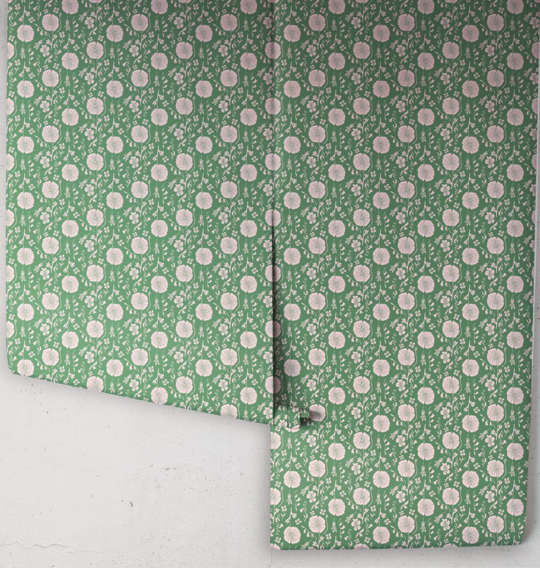 Meadow Dreams Wallpaper - Wallpaper Republic - Colorway: Forest - Roll
