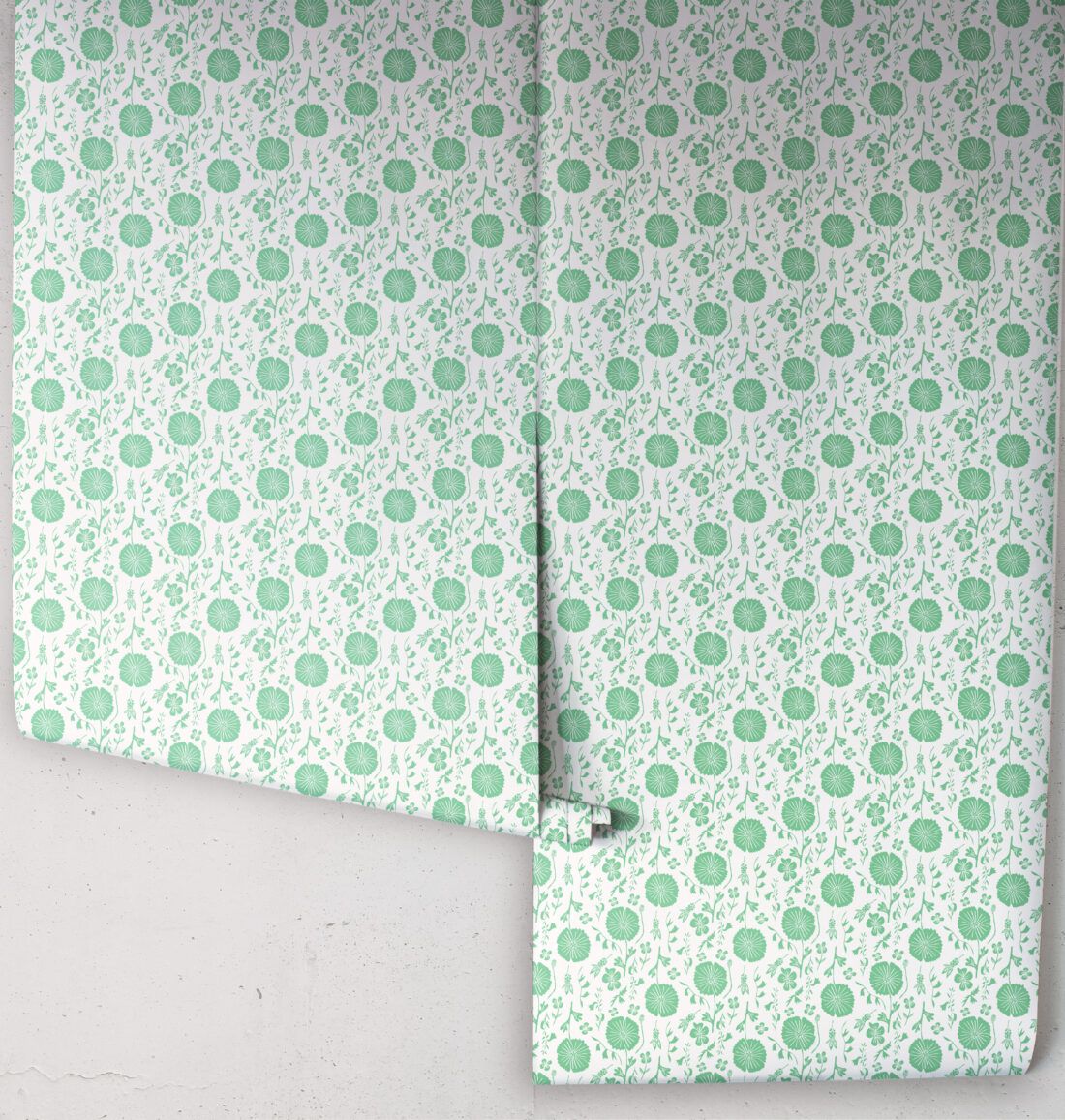 Meadow Dreams Wallpaper - Wallpaper Republic - Colorway: Green - Roll