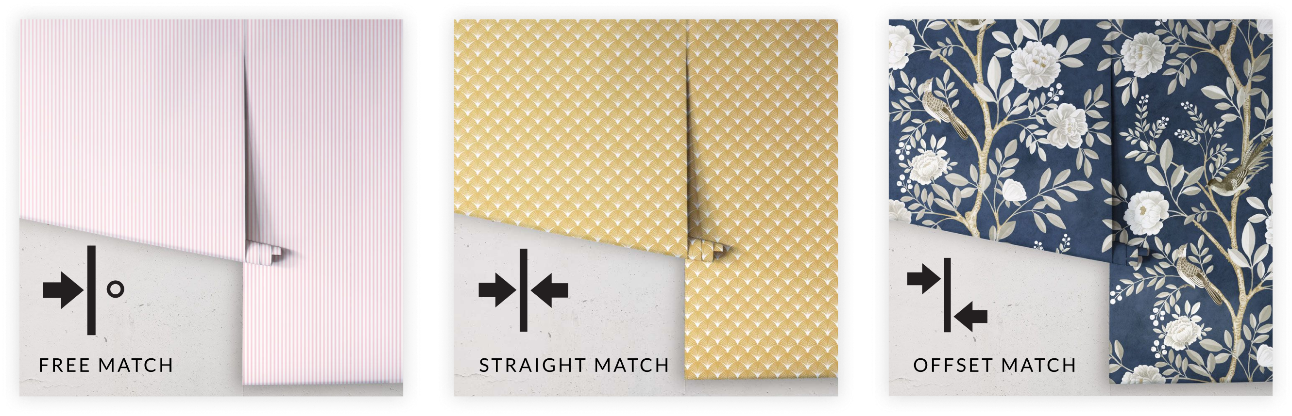 Wallpaper Match Types Illustration