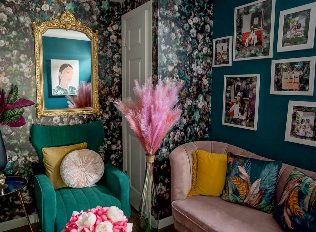 Flower Pool Wallpaper • Lisette Pedreiras • Maximalism