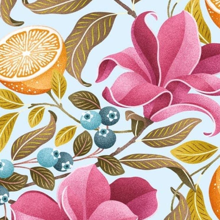 Lemon and Magnolia - Lookbook Gallery - Colorway: Spring - Swatch