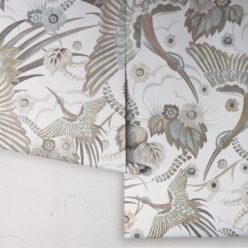 Bird Paradise Wallpaper - Colorway: Dove - Rolls