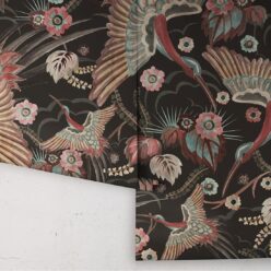Bird Paradise Wallpaper - Colorway: Ink - Rolls