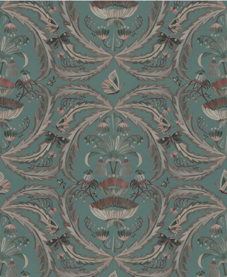 Magical Mariposa - House of Heras - Gardens of Andalucia - Lookbook - Swatch - Colorway : Ocean