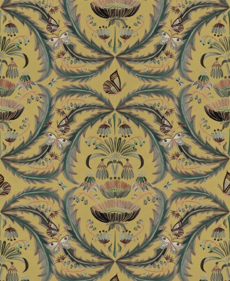 Magical Mariposa - House of Heras - Gardens of Andalucia - Lookbook - Swatch - Colorway : Gold