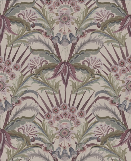 Morning Flowers - House of Heras - Gardens of Andalucia - Lookbook - Swatch - Colorway: Lavender