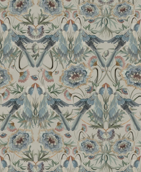 Paloma Wallpaper - House of Heras - Gardens of Andalucia - Lookbook - Swatch - Colorway: Winter