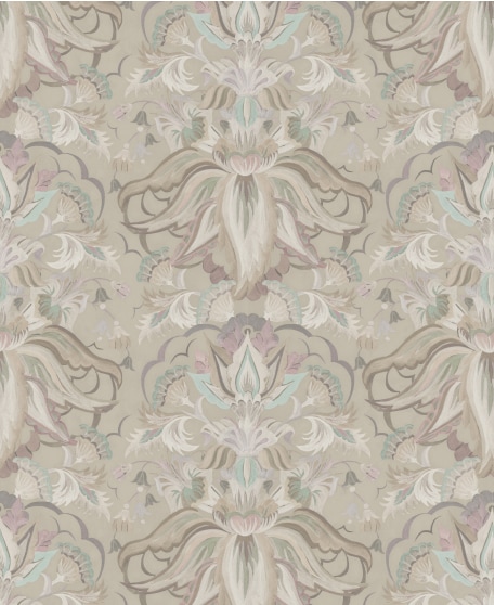 Sunset Lillies - House of Heras - Gardens of Andalucia - Lookbook - Swatch - Colorway: Sand