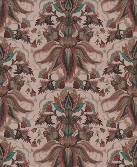 Sunset Lillies - House of Heras - Gardens of Andalucia - Lookbook - Swatch - Colorway: Rose