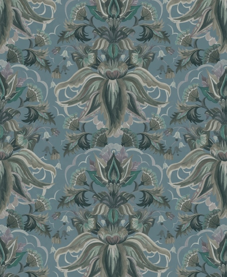 Sunset Lillies - House of Heras - Gardens of Andalucia - Lookbook - Swatch - Colorway: Mineral