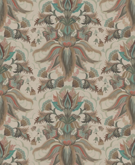 Sunset Lillies - House of Heras - Gardens of Andalucia - Lookbook - Swatch - Colorway: Almond