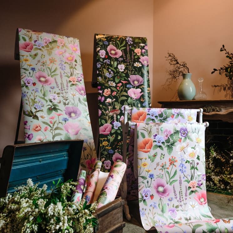 Enchanted Gardens Collection - Gallery - Lookbook - Garden of Dreams Wallpaper - Image