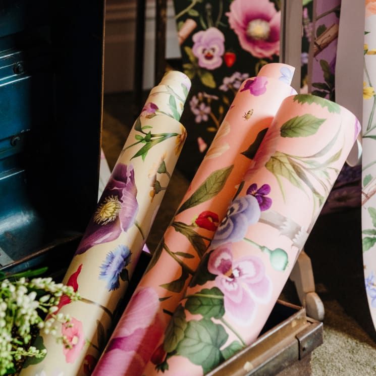 Enchanted Gardens Collection - Gallery - Lookbook - Garden of Bunnies Wallpaper - Roll Images