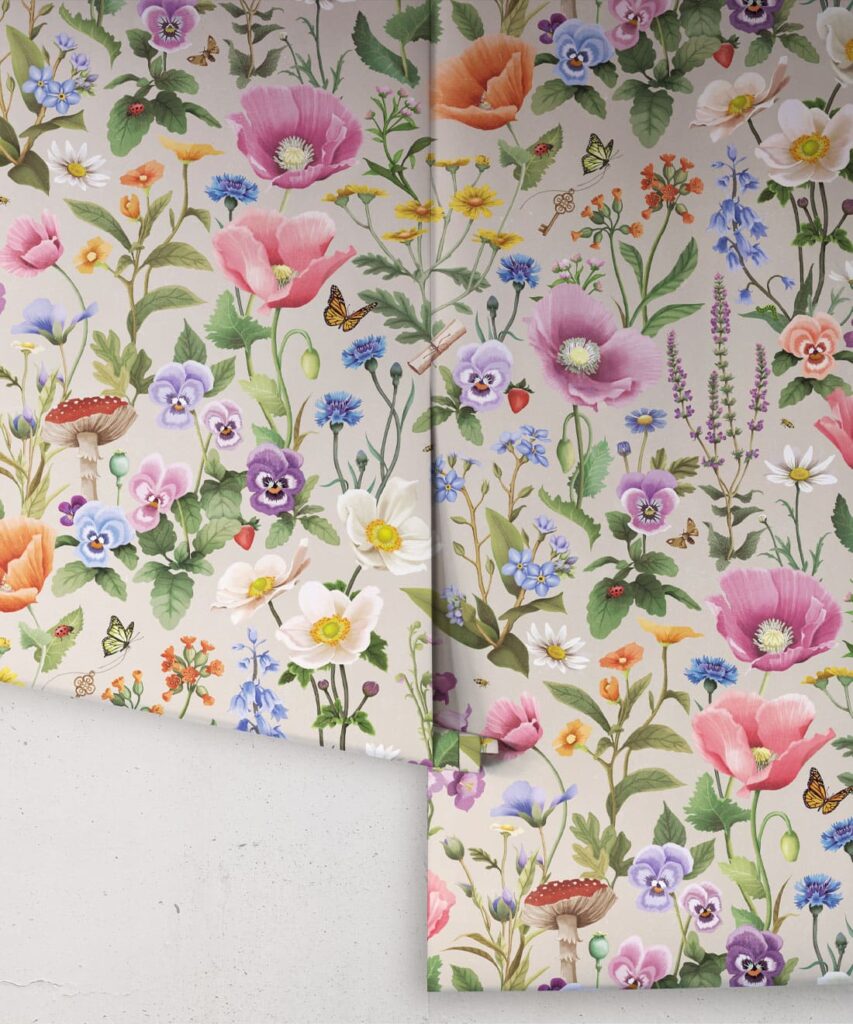 Garden of Dreams • Floral Wallpaper • Milton & King USA