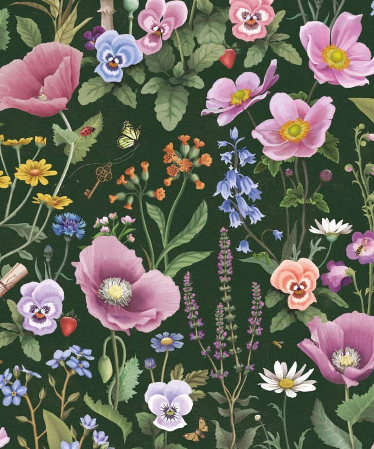 Garden of Dreams • Floral Wallpaper • Milton & King USA