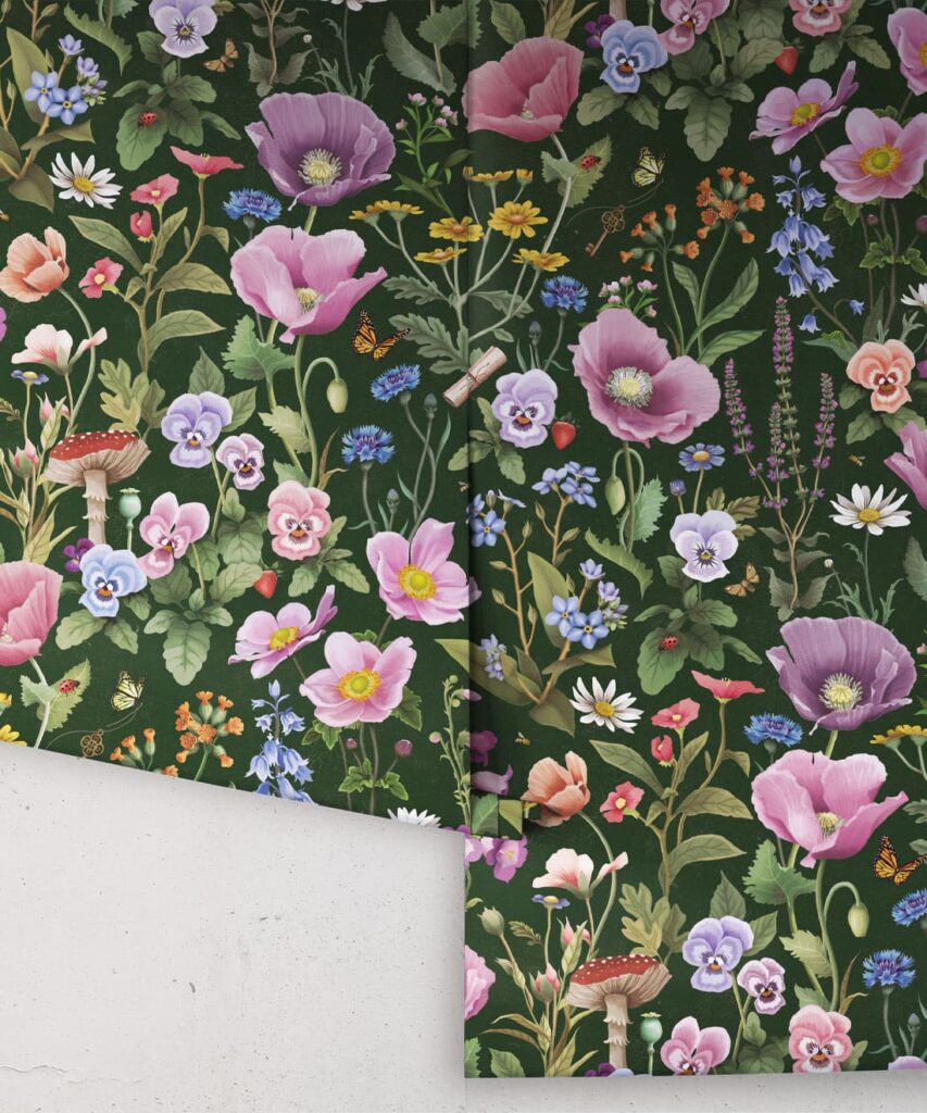 Garden of Dreams • Floral Wallpaper • Milton & King USA