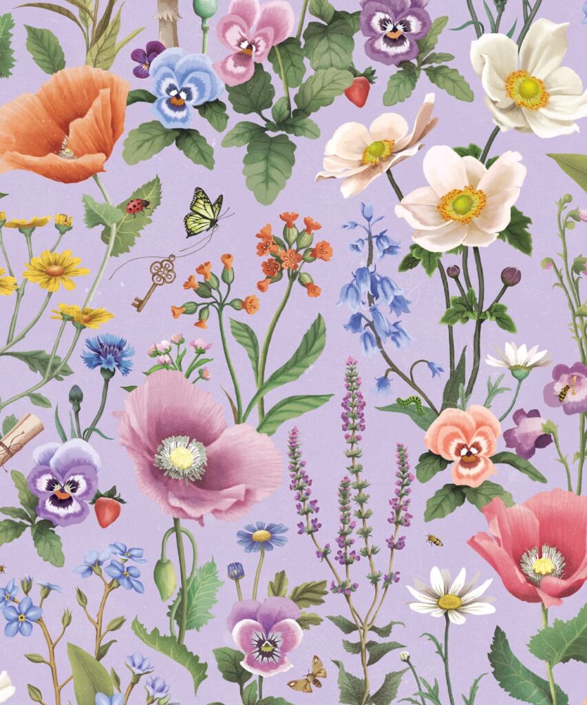 Garden of Dreams • Floral Wallpaper • Milton & King USA