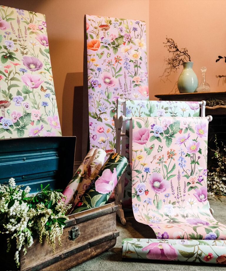 Garden of Dreams • Floral Wallpaper • Milton & King USA