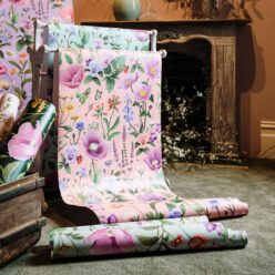 Garden of Dreams Wallpaper - Fleur Harris - Enchanted Gardens Collection - Colorway: Perfect Peach - Rolls