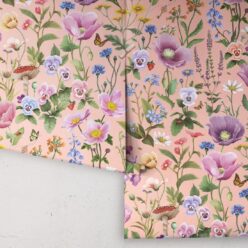 Garden of Dreams Wallpaper - Fleur Harris - Enchanted Gardens Collection - Colorway: Perfect Peach - Roll