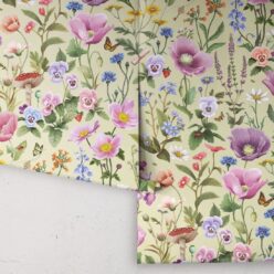 Garden of Dreams Wallpaper - Fleur Harris - Enchanted Gardens Collection - Colorway: Summer Green - Roll