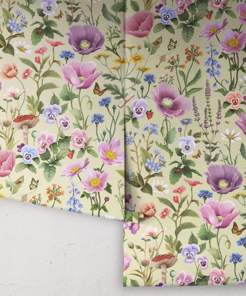 Garden of Dreams • Floral Wallpaper • Milton & King USA