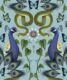 Garden of Elysium Wallpaper - Fleur Harris - Enchanted Gardens Collection - Colorway: Ethereal Blue - Swatch