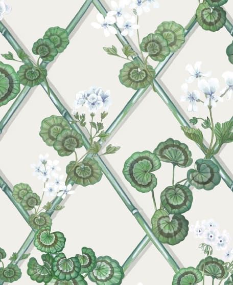 Primrose Garden Wallpaper - Maine House Interiors - Colorway: Blue