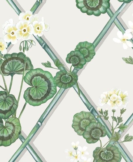 Primrose Garden Wallpaper - Maine House Interiors - Colorway: Yellow